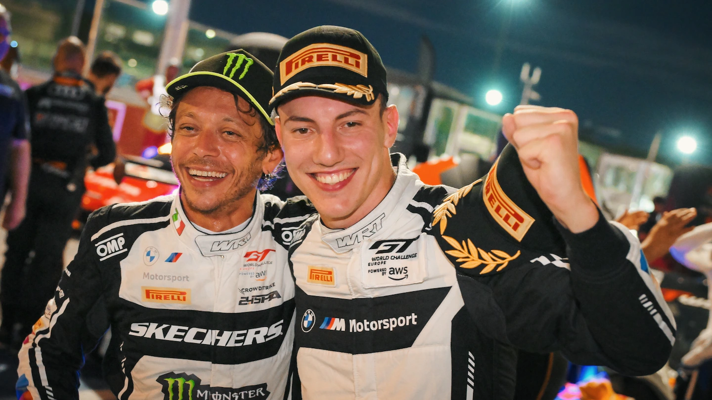 Valentino Rossi and Raffaele Marciello